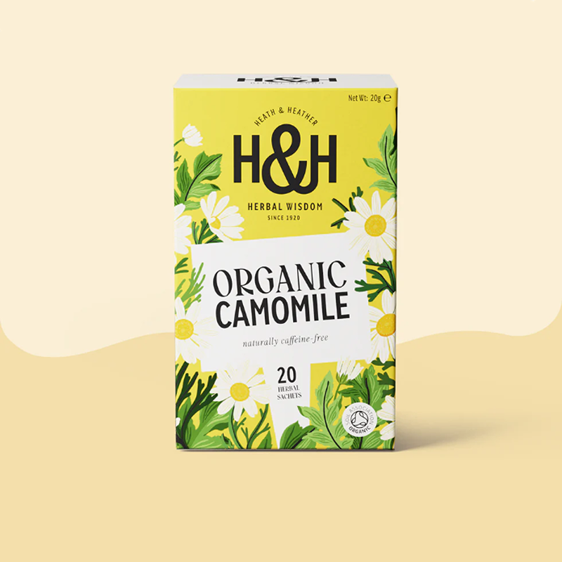 Heath & Heather organic camomile tea
