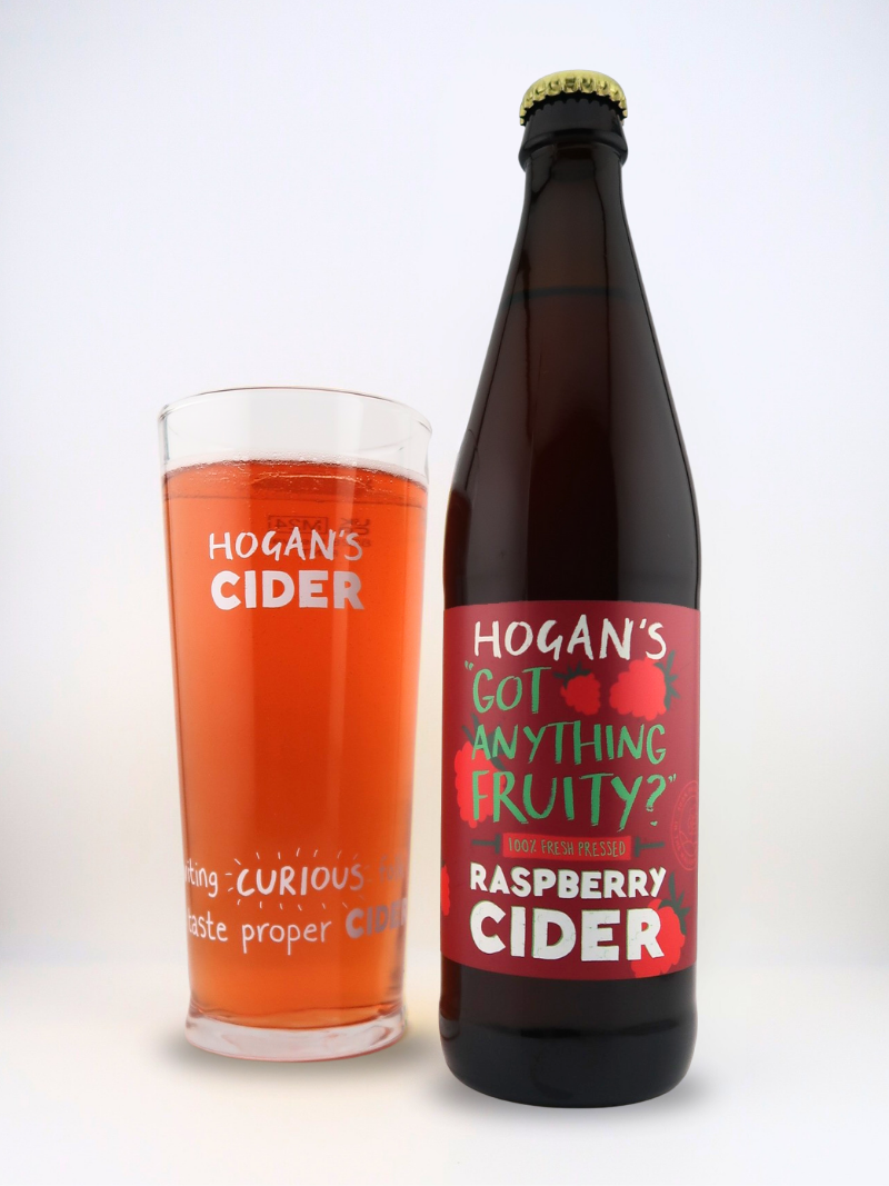 Hogan's raspberry cider