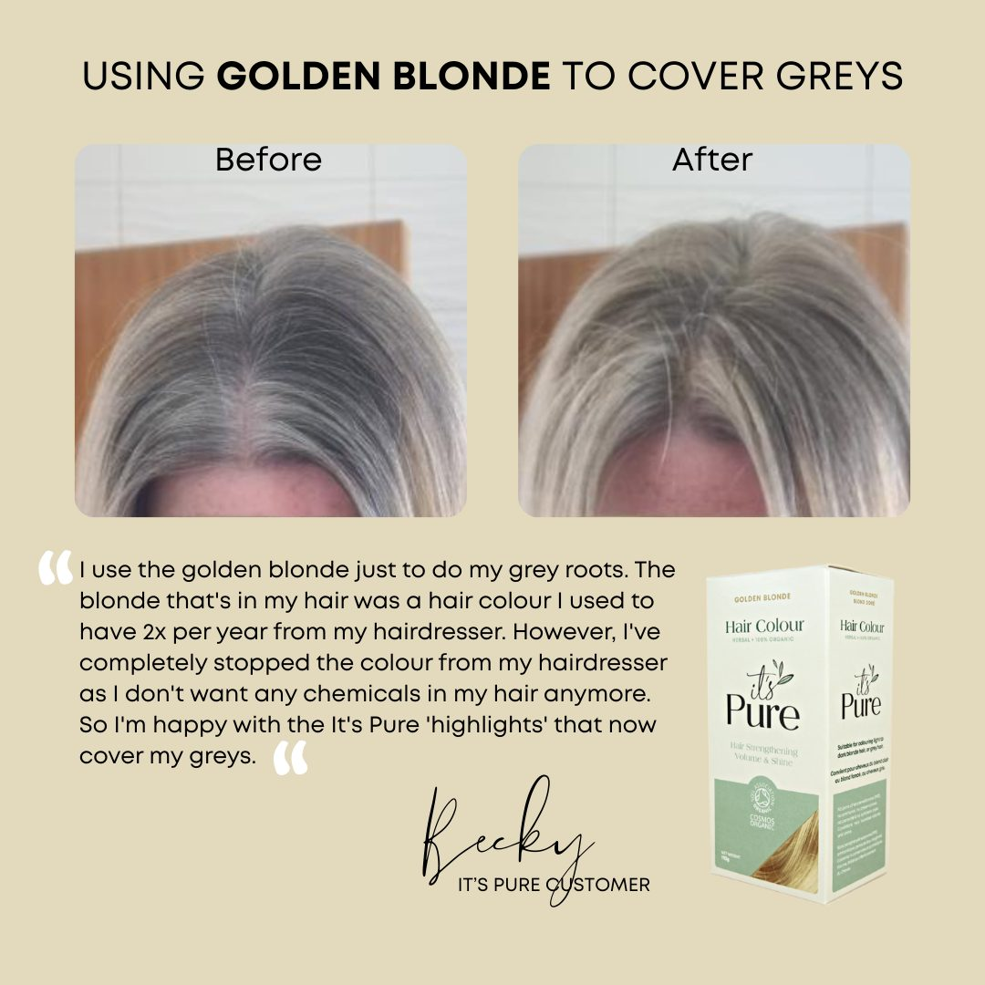 It's pure natural hair dye