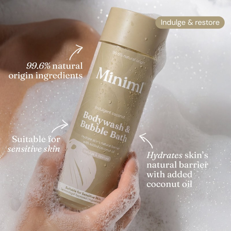 Miniml coconut body wash