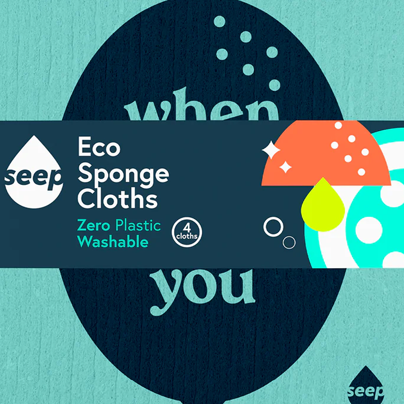 Seep eco sponge cloths