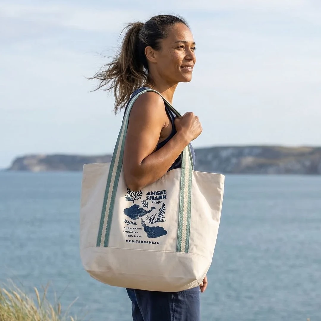 Shark Trust canvas bag