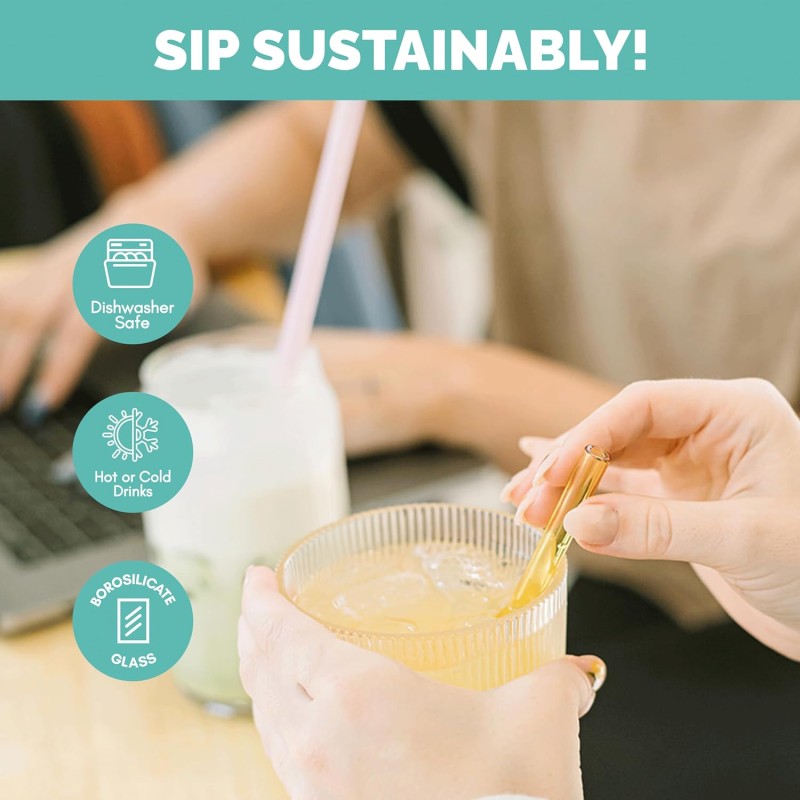Simply glass straws
