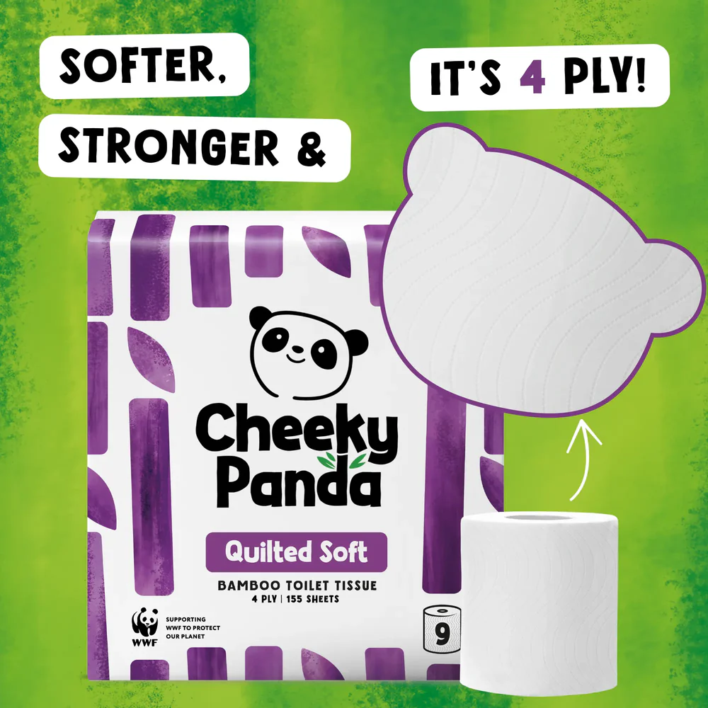 cheeky panda bamboo toilet paper