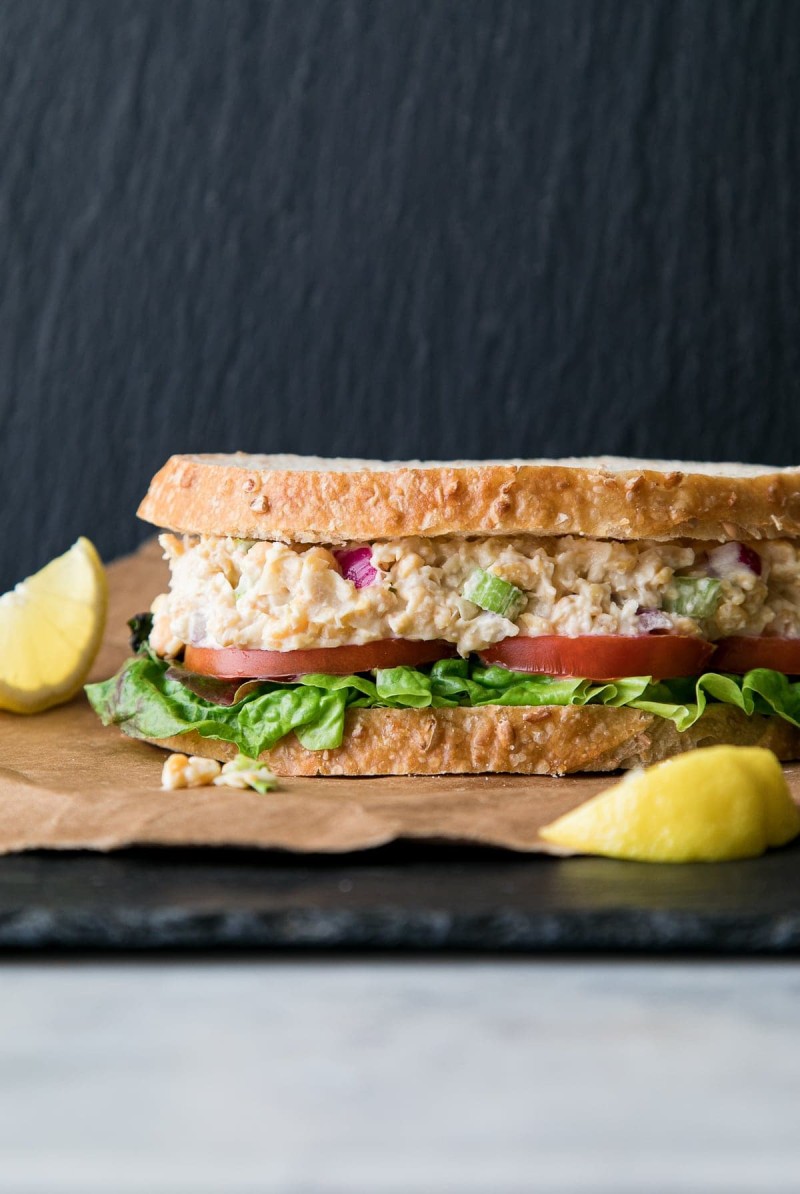 chickpea salad sandwich