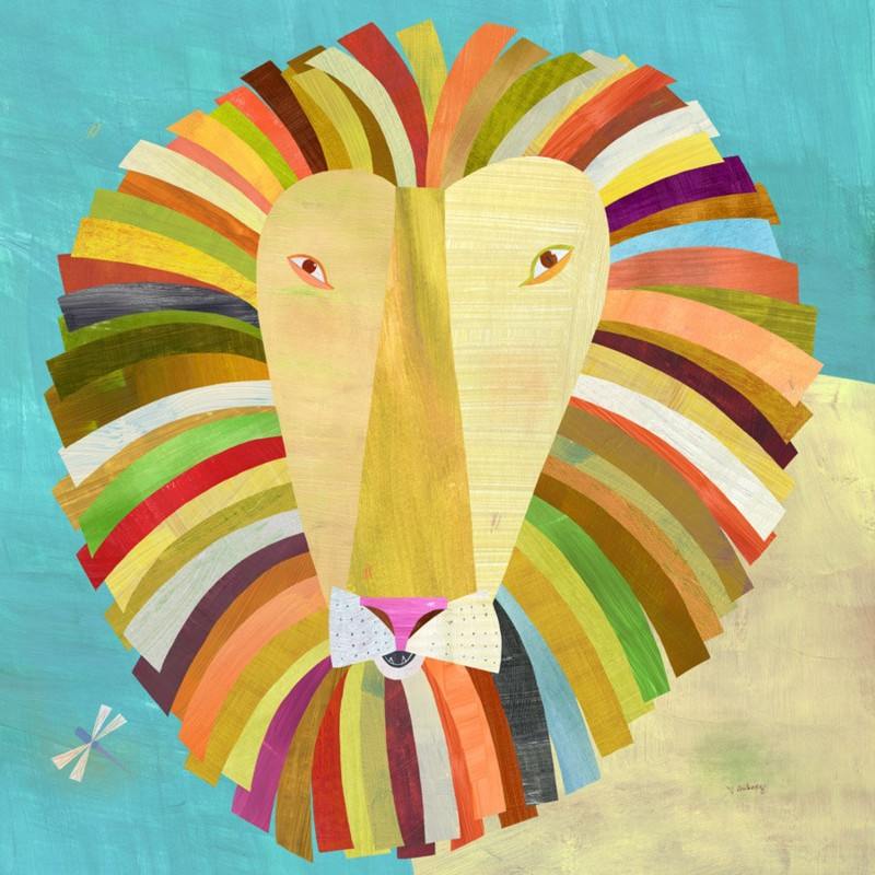 colourful lion Melanie Mikecz