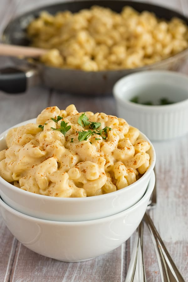 creamy vegan mac and cheese