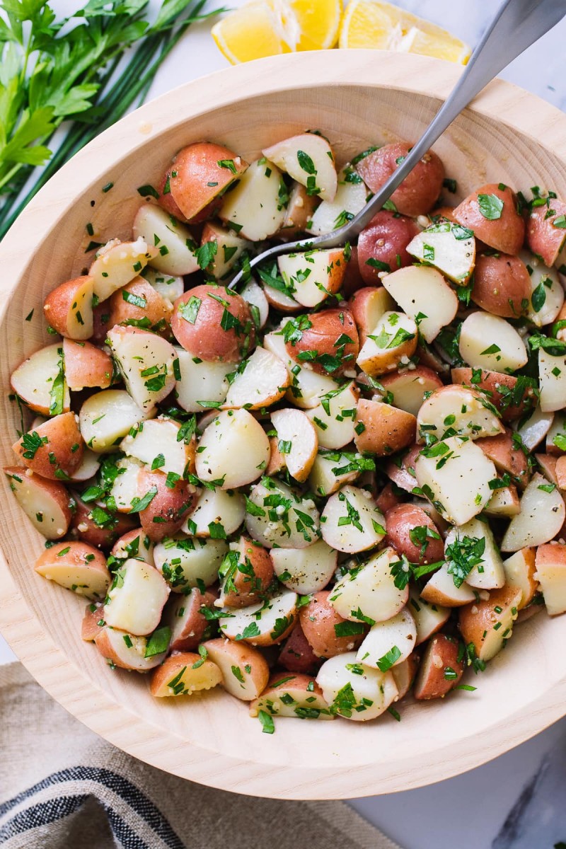 fresh herb potato salad 