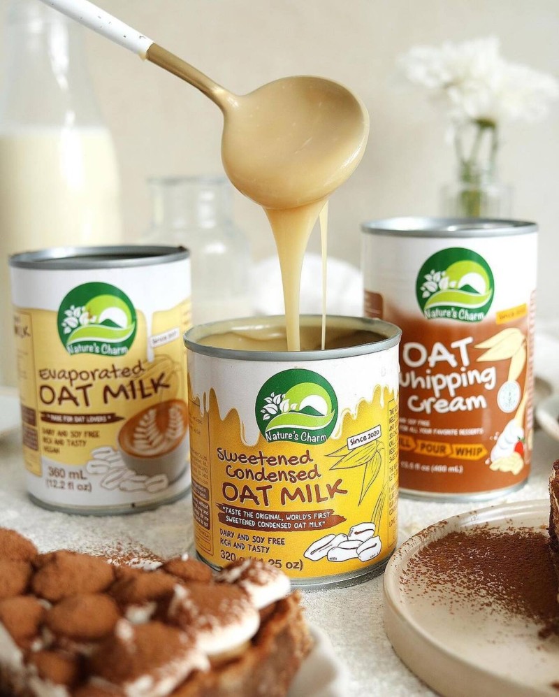 Nature's Charm oat condensed and evaporated milk