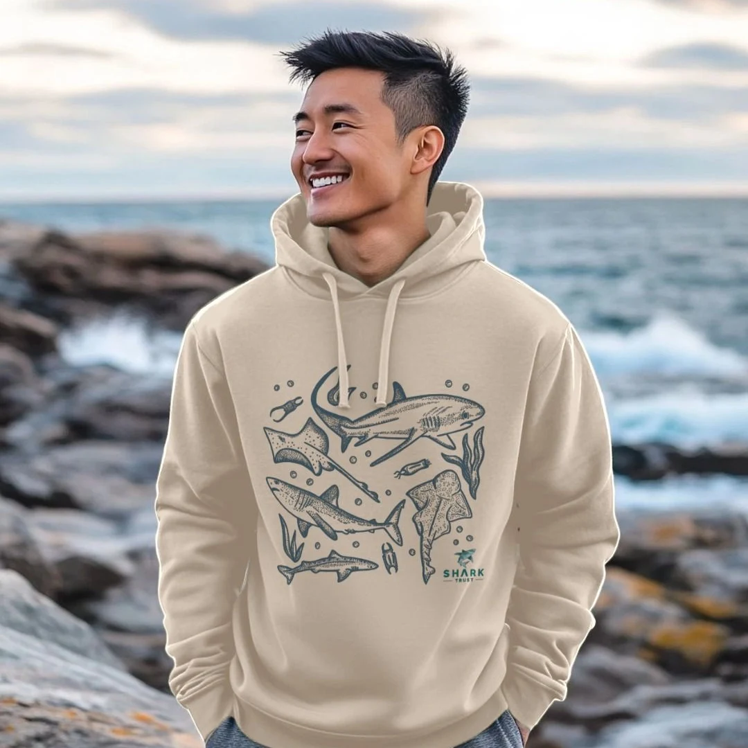 oat shark hoodie