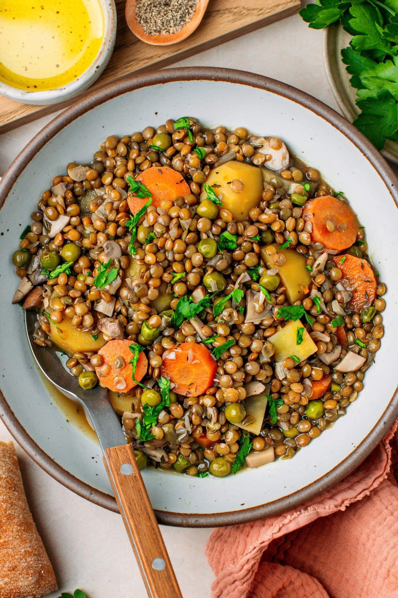 one pot lentil stew