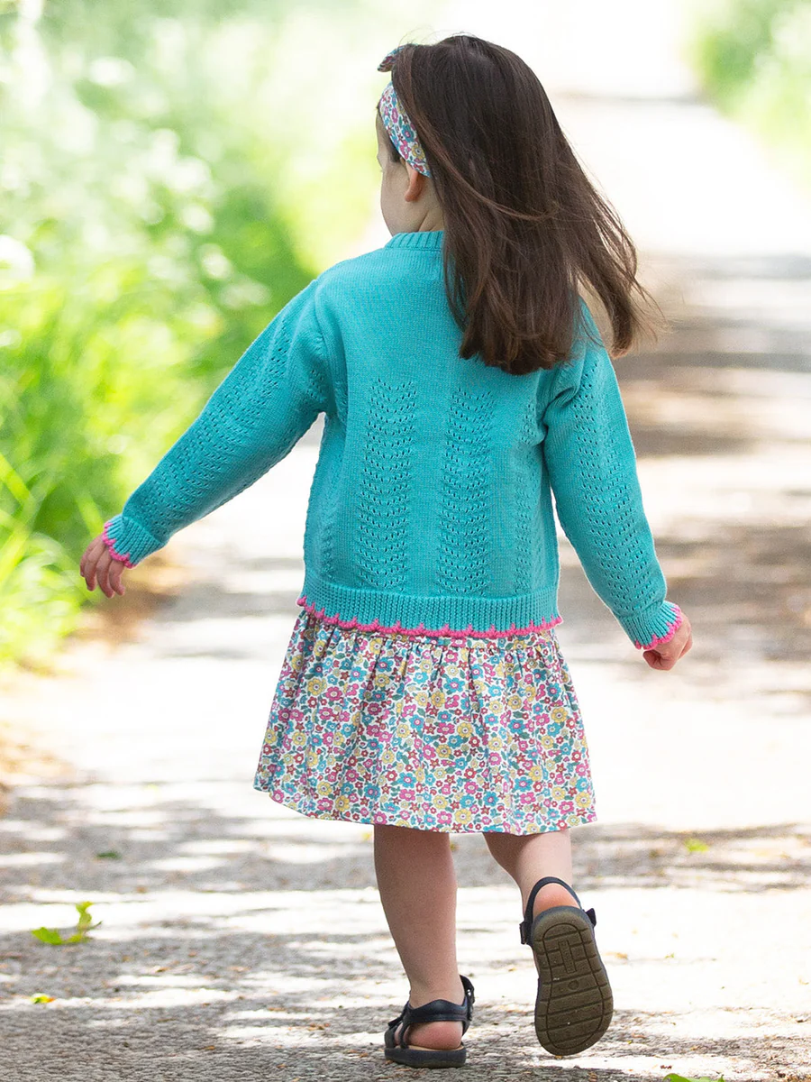 organic cotton flutterby cardigan