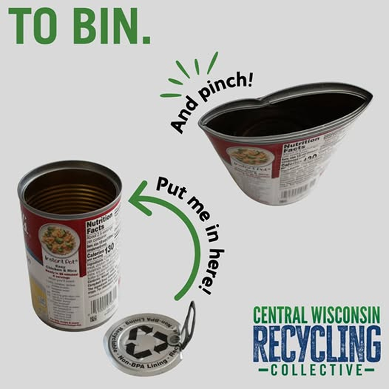 how to crush cans safely to help wildlife
