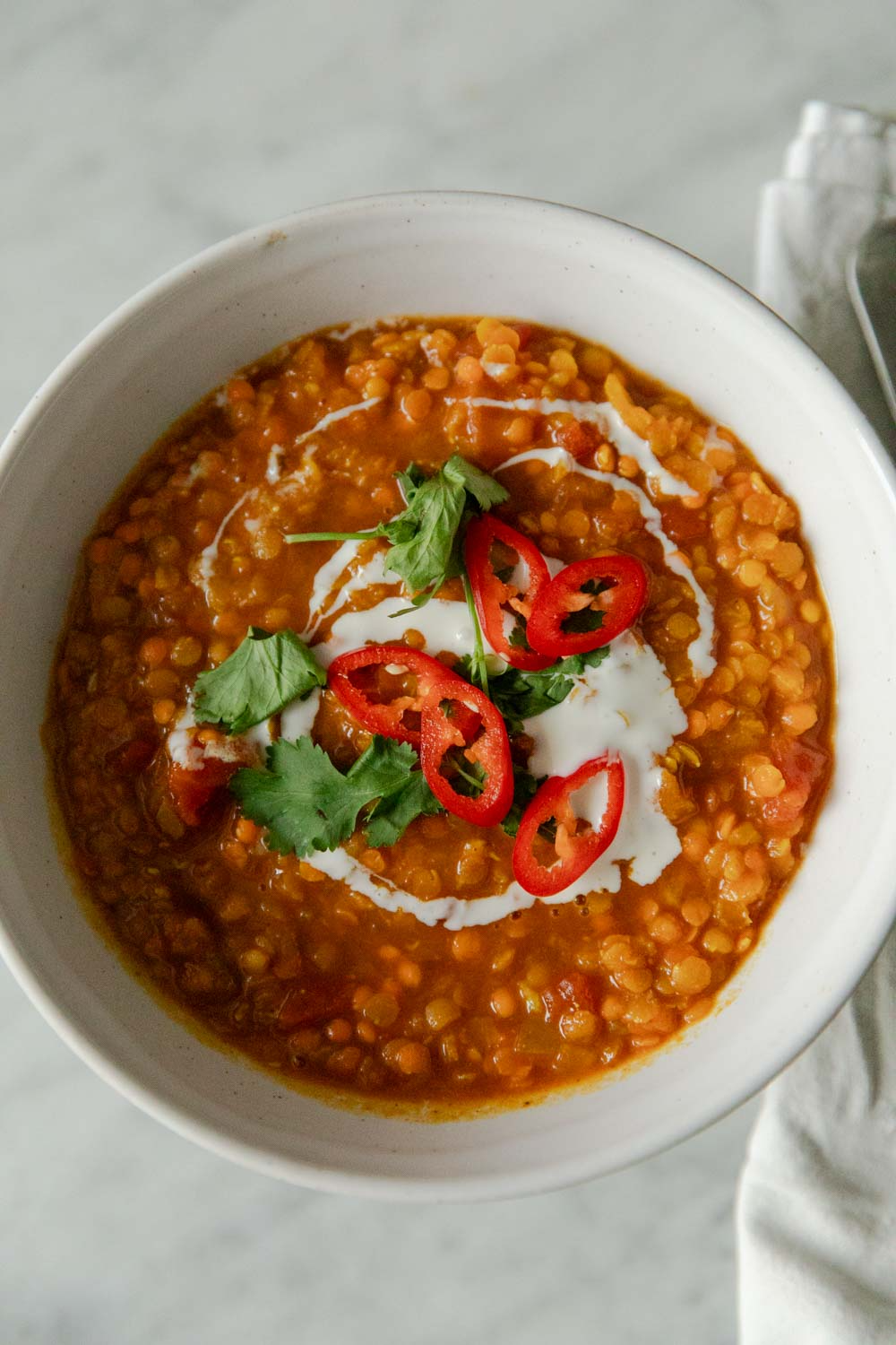 red lentil dahl