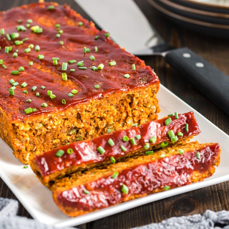 sweet potato lentil loaf