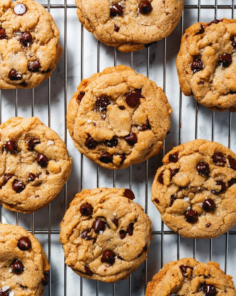 vegan choc chip cookies