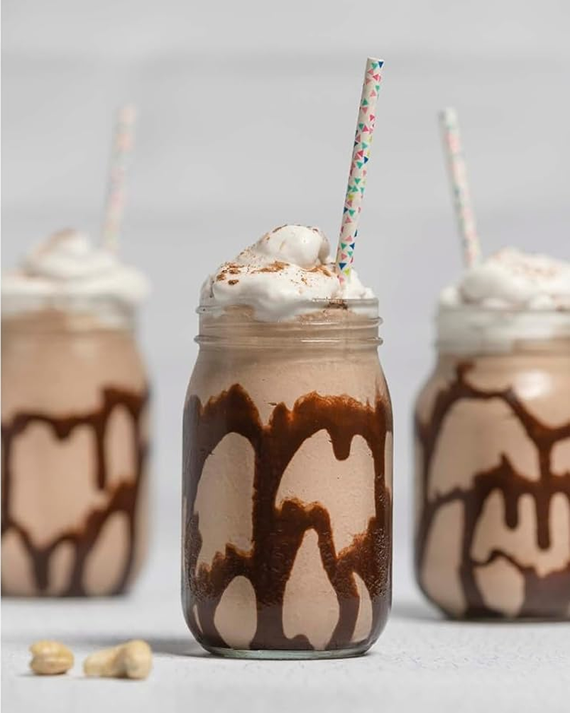 vegan chocolate frosty shake