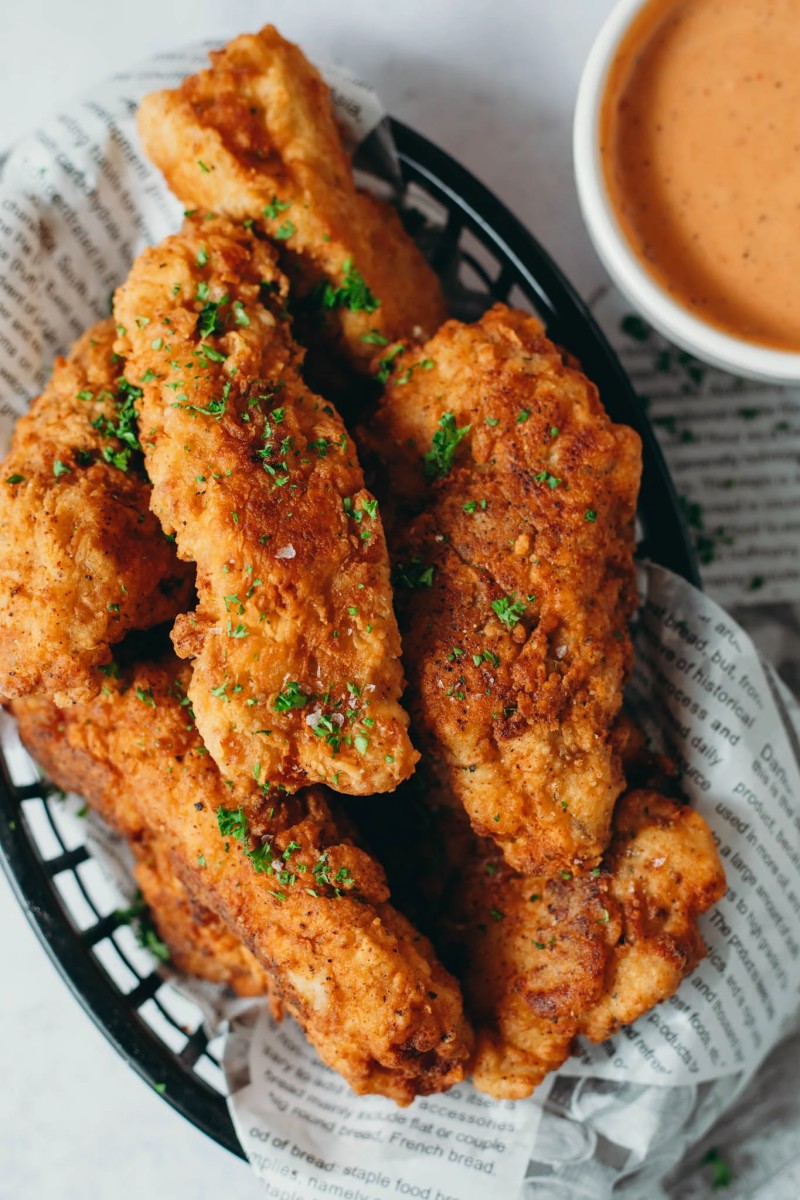 vegan fried seitan chicken