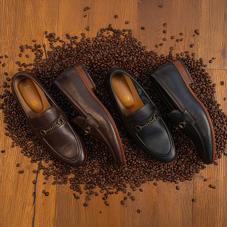 vegan coffee waste loafers
