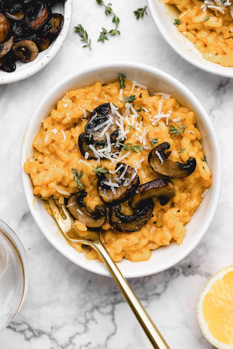 mushroom risotto