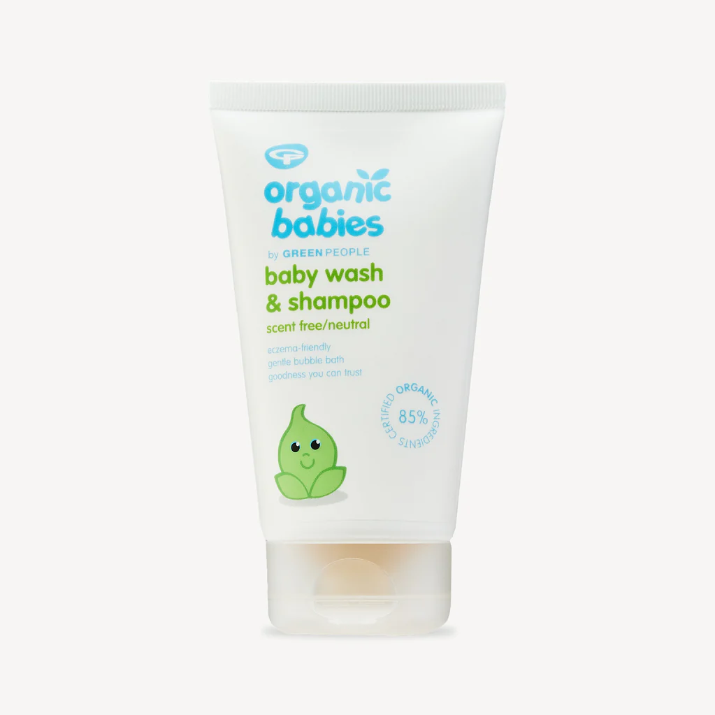 Green People scent-free baby wash shampoo