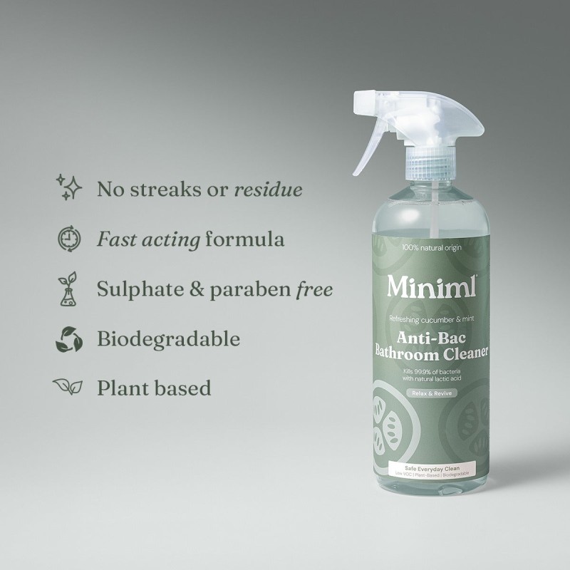Miniml bathroom cleaner