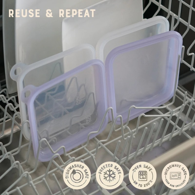 Moonmoon reusable silicone sandwich box