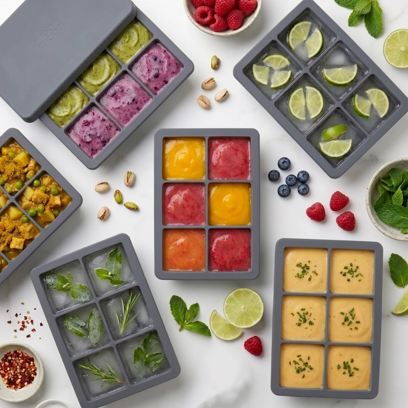 silicone ice cube tray